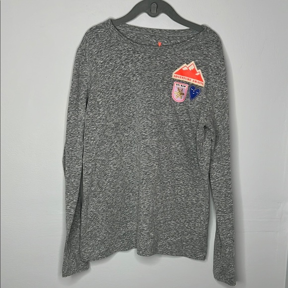 Crewcuts Lot of 3 Long Sleeve T Shirts Gray Red and Black Girls Size 10/11 (L) - Picture 10 of 16